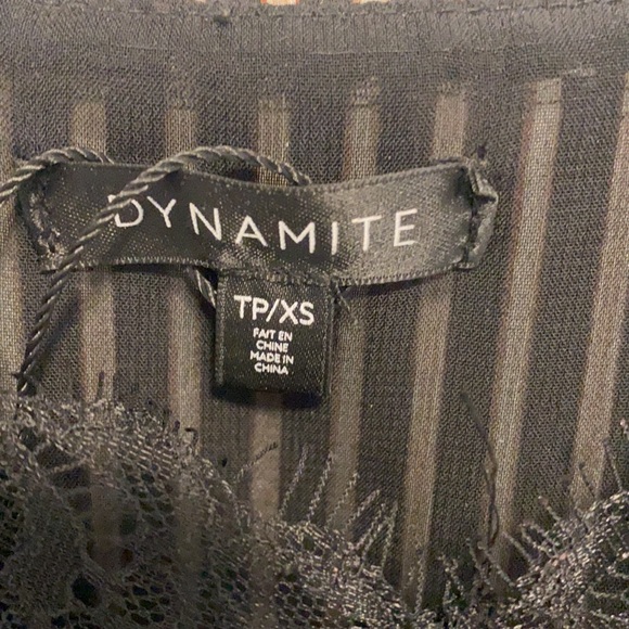 Dynamite Silk Lace Tank top - Picture 2 of 3